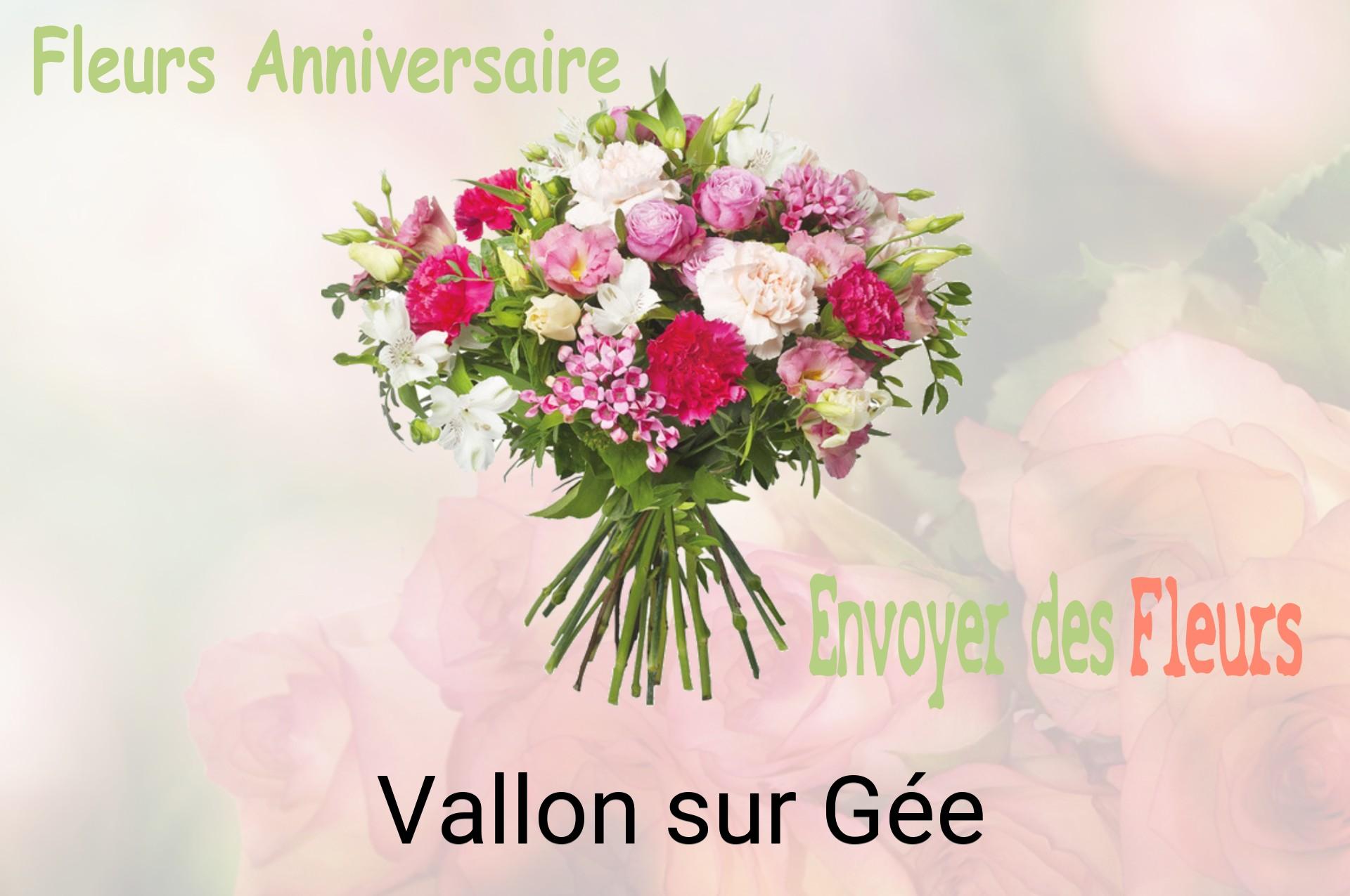 Bouquet de fleurs d’anniversaire livré à Vallon-sur-Gée