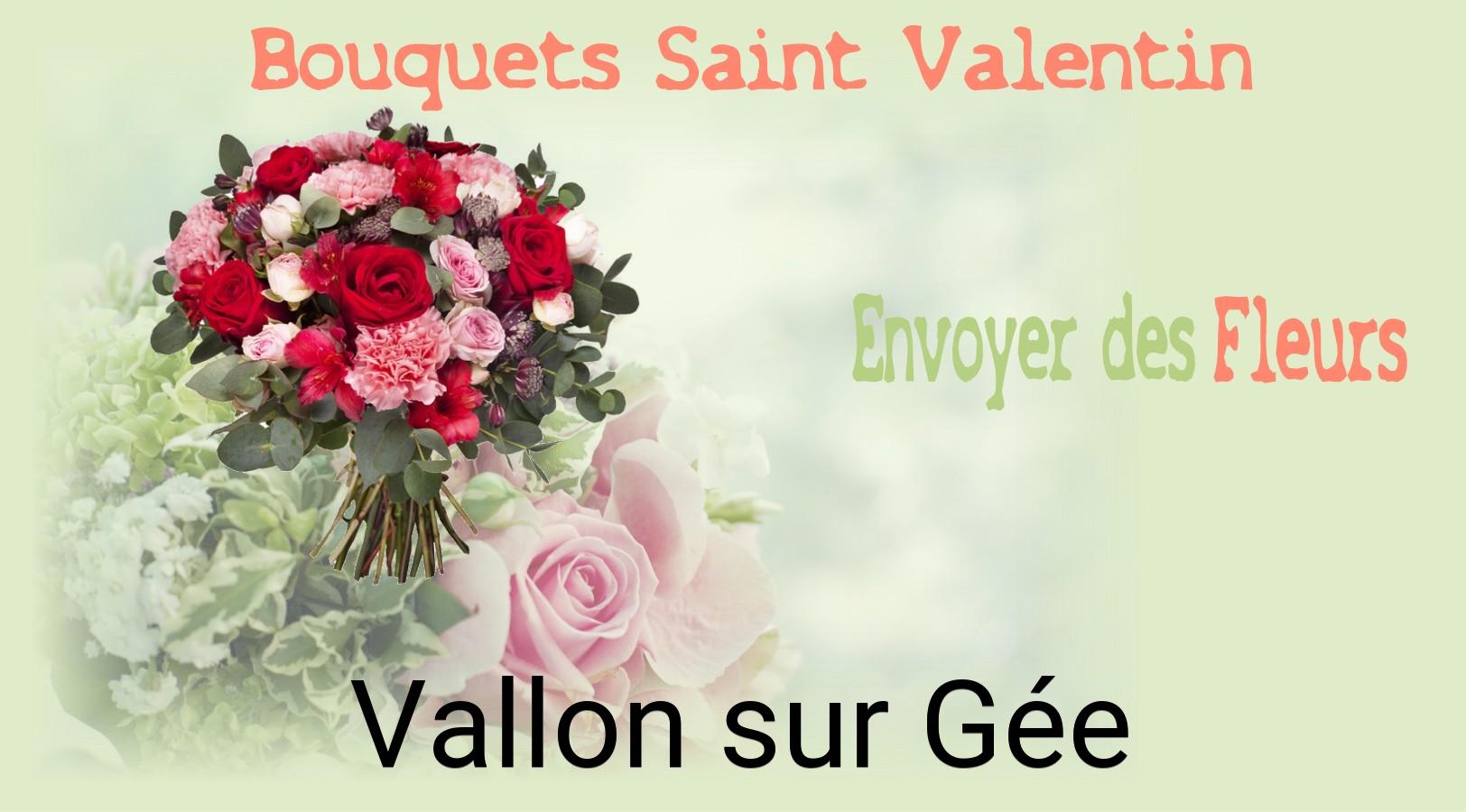 Roses de Saint-Valentin livrées à Vallon-sur-Gée